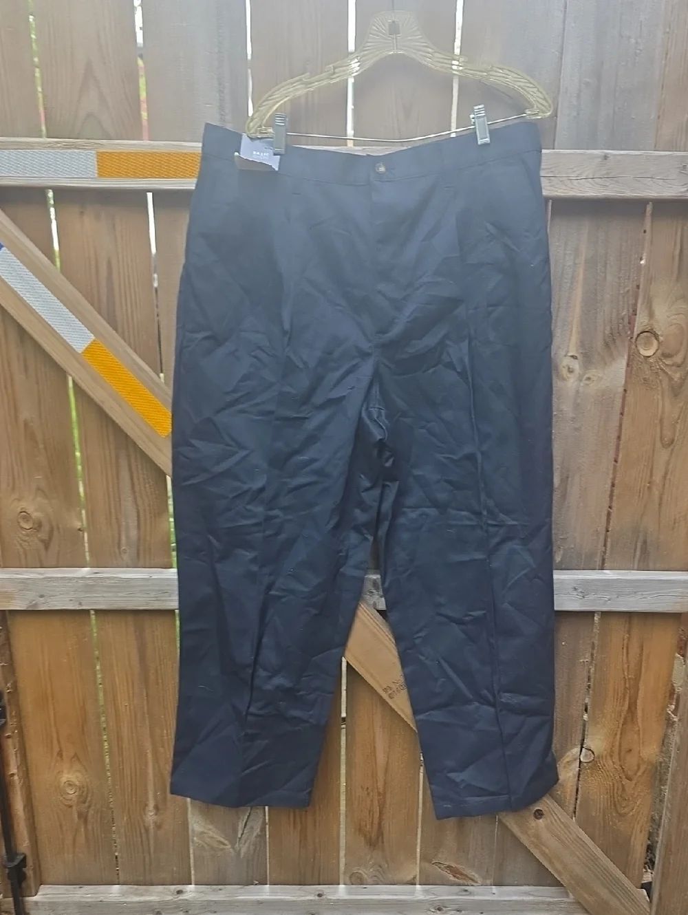 Men's Navy Dress Pants - Classic Straight Fit